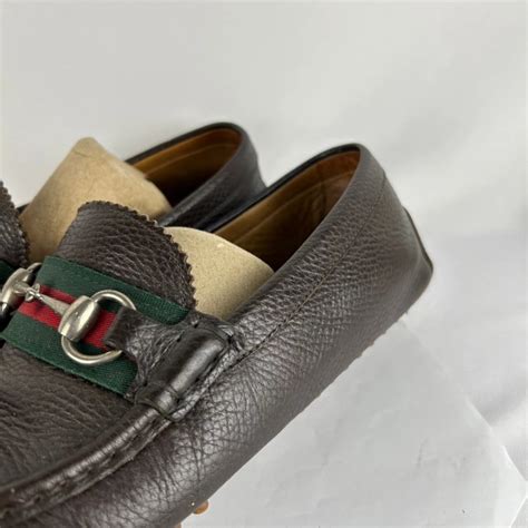 gucci leather mens shoes|authentic gucci men shoes.